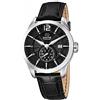 Jaguar Watches-J663/4-Orologio da uomo, al quarzo, analogico, cinturino in pelle, colore: Nero, nero, Classico