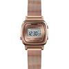 MASTOP Orologio da polso da donna al quarzo, ultra sottile, splendido e semplice, con quadrante piccolo, cinturino in acciaio a maglia, Oro rosato