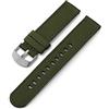 Timex 20mm Fabric Strap - Green with Silver-Tone Buckle