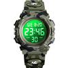 Dayllon Orologio digitale per bambini Sport all'aperto 50 m impermeabile Orologio elettronico Allarme 12/24 h Cronometro Calendario Ragazzo Ragazza Orologio analogico