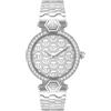 Philipp Plein Orologio analogico al quarzo da donna, argento, Bracciale