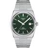 Tissot PRX Orologio Uomo Automatico Verde T137.407.11.091.00 Acciaio, Grigio, Minimalista, Vestito