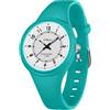 BIEWO Orologio da polso da donna, impermeabile fino a 5 atm, per bambini, facile da leggere, semplice, minimalista, analogico, al quarzo, cinturino in silicone, Blu lago, Cinturino