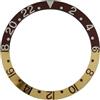 ROUHO 37,6mm Inserto Lunetta Alluminio Sostituzione GMT Anello Orologio Inclinato Intarsio Segnatempo 30,5mm per Rolex GMT-Master II 16710-A1 37.6 * 30.5mm