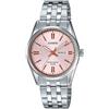 Casio Orologio da polso da donna al quarzo classic cinturino in stainless steel grey cassa in brass display analogico pink - LTP-1335D-4A