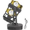 Fruusv Caricatore per orologi, dispositivo meccanico auto-oscillante, espositore portatile per orologi a carica automatica, per arredamento, lavoro e uso personale, ABS, 70 x 12 x 7,5 cm, Versione