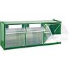 Mobil Plastic Cassettiera Mobil Plastic Modello 'Madia 5' - 3 Cassetti - Verde