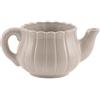 Generico TEIERA Vaso in Ceramica Colore Tortora 9.8x13x20 cm