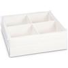 Generico 12 scatole da bomboniera per Degustazione a 4 Scomparti | Varie Misure | Scatola BOMBONIERA BOMBONIERE per Cerimonie ed Eventi (12x12x4 cm)