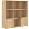 vidaXL Libreria Rovere Sonoma 98x30x98 cm in Legno Multistrato