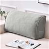 Generic Cuscino a Cuneo Cuscino da Lettura per Letto e Divano Cuscini per Testata Letto Sfoderabile Schienale Divano Cuscini da Letto per Appoggio Schiena(#3,60x20x35cm)