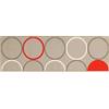 ABC Tappeto La Cucina Opty Beige-Orange 57 x 200 cm
