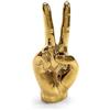 Gicos Decorazione Casa Scultura Mano Vittoria Oro 9 x 7 x 19 cm