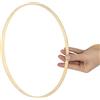 HDmirrorR EkoDeko - Anelli in legno di bambù, 50 cm, per il fai da te, acchiappasogni