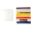 home3000 D-Segno Libreria da Parete Invisibile in Metallo - Mensole da Muro di Design, Libreria sospesa salvaspazio, mensole a scomparsa per libri - Made in Italy