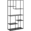 ATMOSPHERA CREATEUR D'INTERIEUR - Scaffale gota in metallo nero 90x180cm