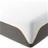 wowttrelax Materasso Singolo 90×200, Altezza 20 cm, Materasso Ortopedico in Memory Foam, 9 Zone di Comfort, Durezza Media, Traspirante, Anallergico, Antibatterico e Antiacaro