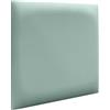 DHOME Pannelli Imbottiti in Similpelle Autoadesivi per Parete Acustici Fonoassorbenti Protezione dagli Impatti Testiere Decorazione Casa Camera da Letto (Verde Acqua, 60x60)