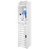 Haoxuesen Mobile Bagno, Armadio Bagno Conservazione, Colonna, Armadio Camera da letto, Scomparti Aperti, Adatto In Bagno, Soggiorno, Ufficio, Lavanderia, Cucina, Ecc Conservare Articoli Quotidiani