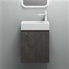 Mai & Mai Mobile Bagno Sospeso Rovere scuro, Lavabo Bianco