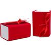 BARATTI Bauletto Laurea Rosso, 24 pz, Bomboniera Porta Confetti, Festa, Party, Misure 4x5x7