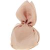 Generico 12 Sacchetti per bomboniere | Vari Colori | 14cm - Serie Lusso Bag Doppia Organza e Poliestere BOMBONIERA Fai da Te portaconfetti (Pesca)