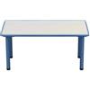 Generico Tavolo linea ergonomica infanzia blu