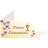 Gicaprice Bigliettini Bomboniera Prima Comunione Personalizzati, con Stampa Omaggio, Pronti all'utilizzo (Modello 6)