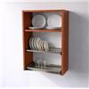 Alfredo Calandrelli PENSILE SCOLAPIATTI H 90xL 60xP 33 COMPLETO DI SCOLAPIATTI IN ACCIAIO INOX (CILIEGIO)