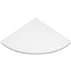 MODULARREDO | ANGOLO Mensola da Muro, Mensola Angolare, Mensola da Parete, Mensola Angolare Per Muro, 35x35x1.8 cm, Bianco - Made in Italy