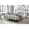 SISA srl, Struttura Letto Matrimoniale Ferro Battuto, Modello Gardenia, Colore Nero Anticato (Con Sfumature Oro), 170x120x195 cm, 100% Made in Italy