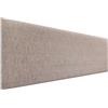 DHOME Testiera Imbottita Liscia Esclusiva Serie Luxury Edition da Parete Acustica Fonoassorbente per Letto e Camera da Letto (Ethnic Brown, 160cm, 4cm Spessore)