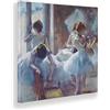 Giallobus - Quadro - Edgar Degas - Ballerine - Tela Canvas Telaio Standard - 35x35 - Pronto da Appendere - Quadri Moderni per la casa