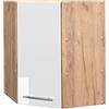 Vicco Mobile angolare da cucina Fame-Line, Bianco lucido, 57 cm, per la combinazione con altri moduli della serie Fame-Line