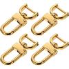 EXCEART 4Pcs Set 4 Fibbia di Ricambio in Metallo per Cinghia Borsa a Tracolla Ganci Smontabili per Manutenzione Valigie Facile Installazione per Accessori Bagagli E Cinghie di Fissaggio
