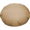 chilly pilley Pouf A Sacco Con Riempimento Di Perline In Eps Pouf Gigante A Sacco Per Interni Ed Esterni Multifunzionale Impermeabilie Per Bambini E Adulti Molti Colori (Beige, Ø 125 Cm)
