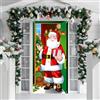 FYJCXCMP Decorazioni Natalizie per Porta Copertura con Babbo Natale per Porta Striscione da Appendere alla Porta d'Ingresso Banner di Sfondo di Natale Copri Porta per Casa