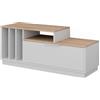 Vicco Mobile TV Betti, Bianco/Sonoma, 120 x 49.9 cm