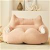 LazySof Pouf a Sacco Puff Poltrona Pouf Poltrona per Adulti e Bambini (Senza Imbottitura) per Seminterrato, Soggiorno, Dormitorio,Rosa