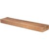levandeo Mensola da parete in legno massiccio, 100 x 20 cm, colore rovere colorato, vintage, design rustico