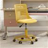 Ya-Home Sedia Scrivania per Bambini Girevole Regolabile in Altezza, Giallo