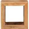 Generico Sgabello 40 x 30 x 40 cm Legno Massello di Acacia,Marrone,9.4kg,337837