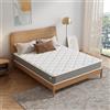 TEENO Materasso 80x190 cm, Alto 22 cm, Doppia Faccia, materasso singolo ergonomico a 7 zone di media rigidità 80 x 190, Sollievo Pressione e Traspirante, Ipoallergenico e Antiacaro