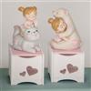 Doni Bomboniere Nascita 6PZ Scatolina Porta Confetti Traforata con Tenerezza Amore E Amicizia per Battesimo Primo Compleanno Feste Tema Animaletti Gli Animali Cuoricini Statuina Tenera Bambina