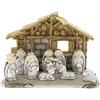 Zeus Party Natività Presepe Bagutta Rounded Paesaggio Palestinese 16x22cm 8 pezzi