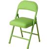 RTTZBOZ Sedie Pieghevoli Portatili, Sedia Pieghevole Resistente Sgabelli Pieghevoli in Metallo per Adulti Sgabello Pieghevole da Giardino da Cucina (Color : Green, Size : 44cm/17in1pcs)