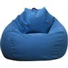 Sutowe Fodera per pouf a forma di pera (senza riempimento), 80 x 90 cm, gigante coperta per adulti e bambini, vasca da bagno per interni ed esterni (blu)
