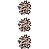 Abaodam 150pezzi Clip Legno Cuore per Foto e Decorazioni Mollette Decorative caffè per Matrimonio e Feste