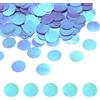 QUARKZMAN 450PCS Paillettes Piatte Rotondo, 20mm/0.8 Grandi Paillettes per Resina Gradient AB Luce Viola Chiaro Paillettes Sfusi con Fori Singoli per Artigianato Fai da Te Cucito