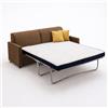Nuvole di Sonno - Materasso Matrimoniale Marte per Divano Letto a Ribalta a due pieghe in Water Foam Alto 12 cm Ergonomico, Rivestimento Anallergico Made in Italy (H 12, 140 x 180)